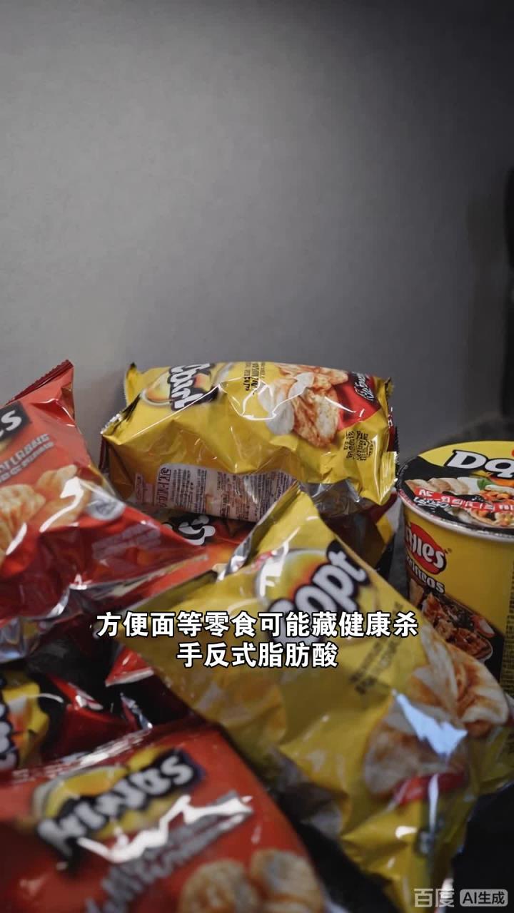 少吃含反式脂肪酸的食物,如薯片、方便面