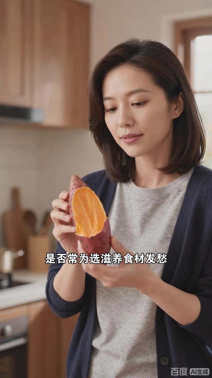 常食蒸红薯块,软糯健脾补纤维,日常滋养更显温和