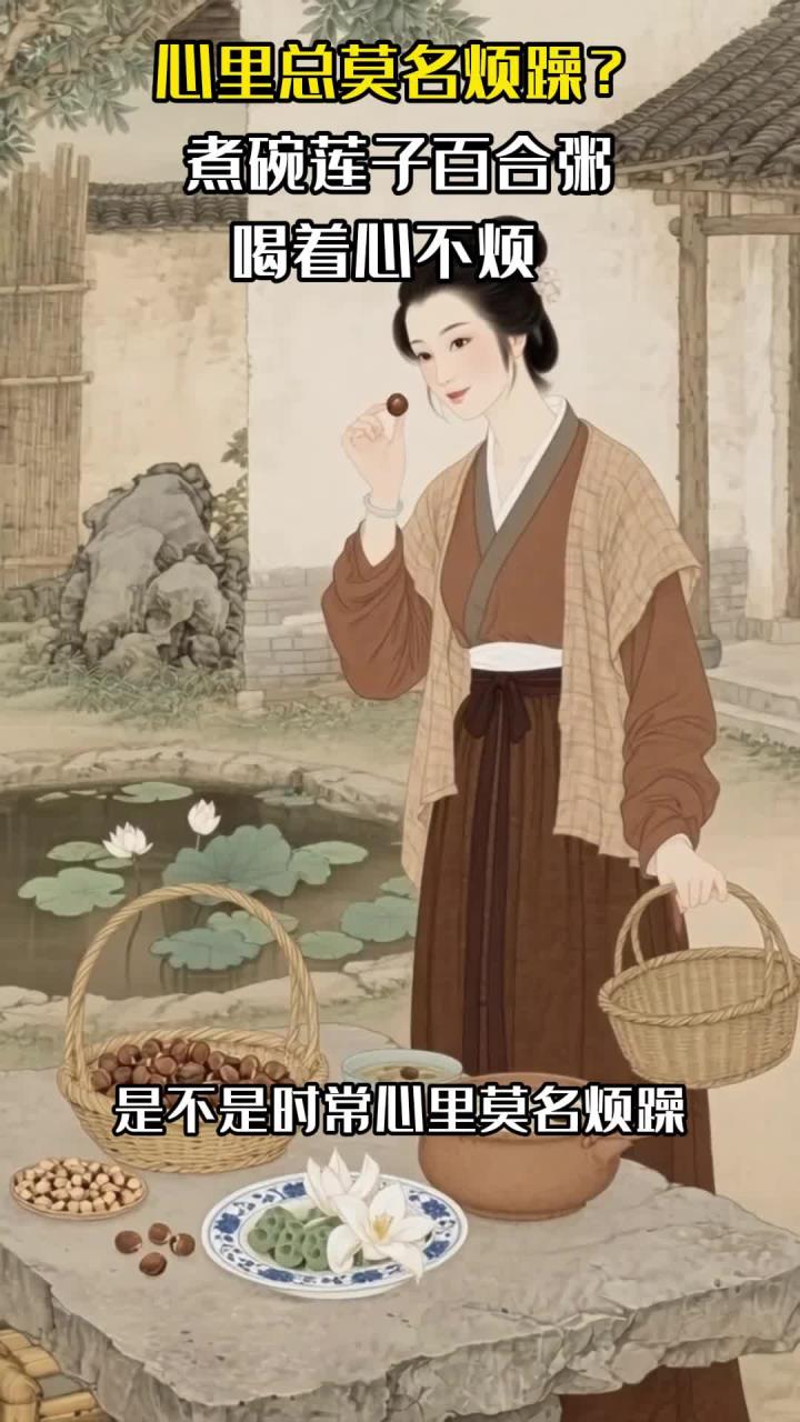 心里总莫名烦躁?煮碗莲子百合粥,喝着心不烦
