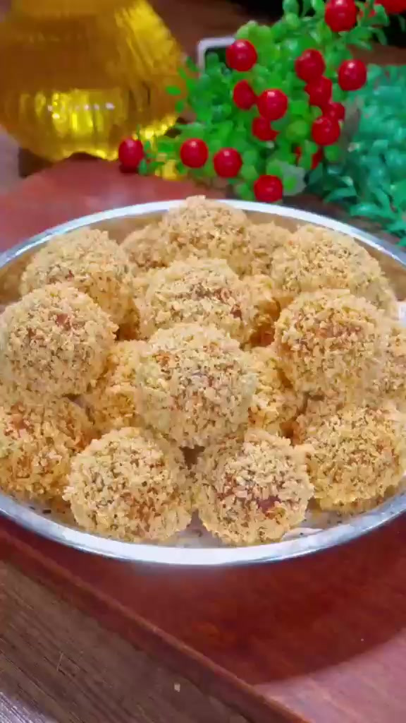 年夜饭必备:金黄酥脆紫薯球的秘密
