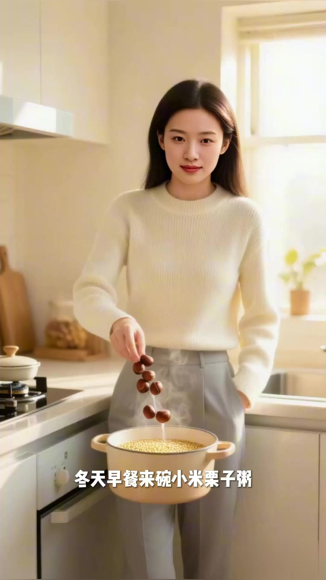 冬季喝小米粥!加栗子的养肾新吃法