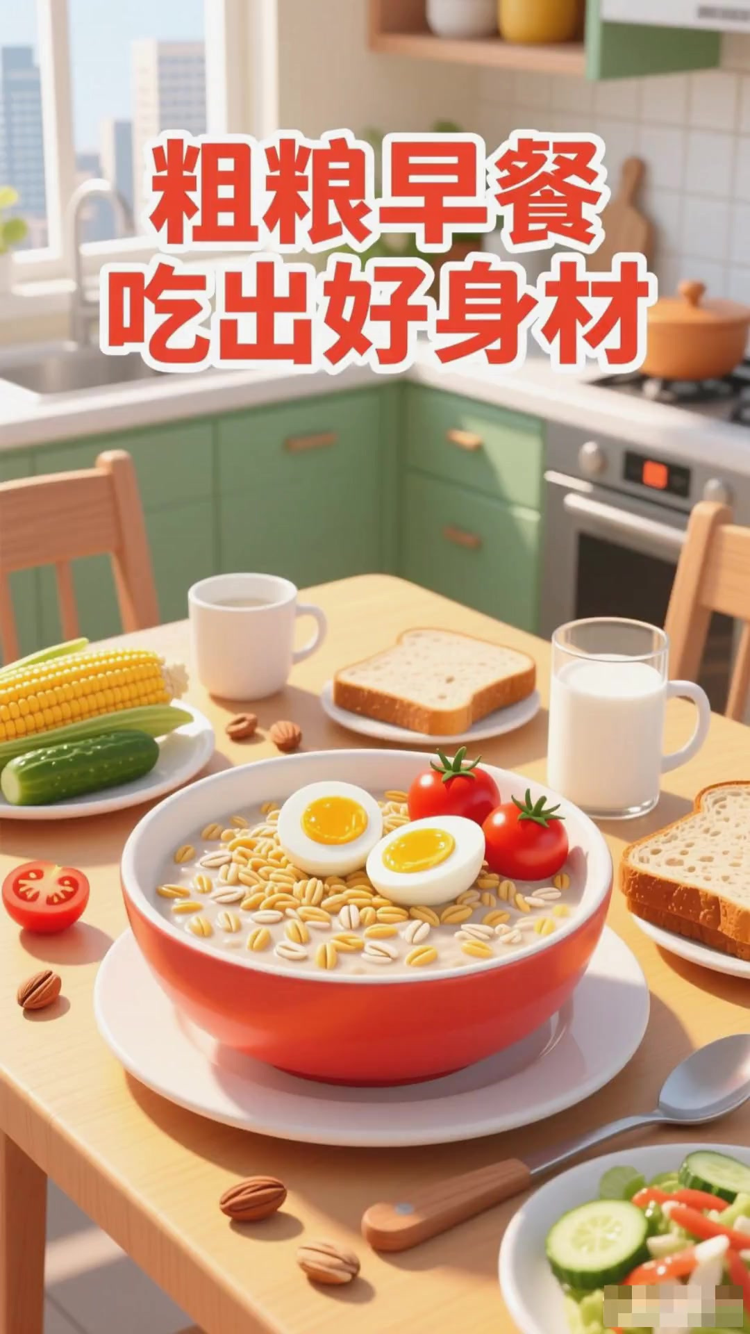 早餐选粗粮！健康又管饱
