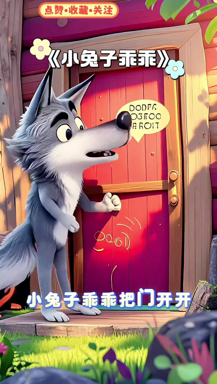 启蒙早教儿歌 小兔子乖乖 小兔子乖乖把门儿开开!快点儿开开我要进来!——不开不开我
