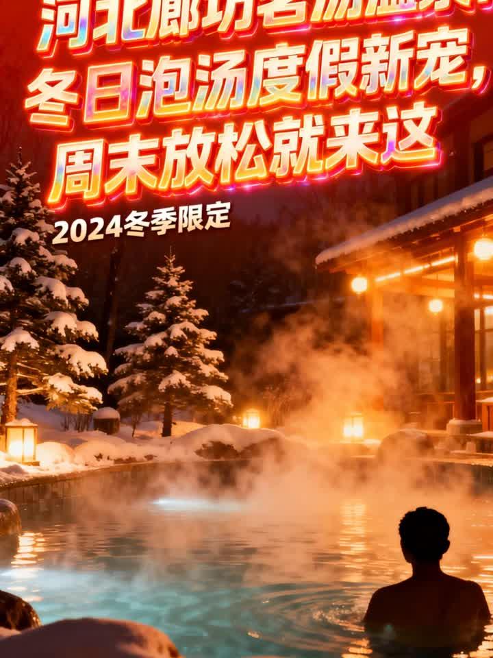 河北廊坊茗汤温泉:冬日泡汤度假新宠,周末放松就来这