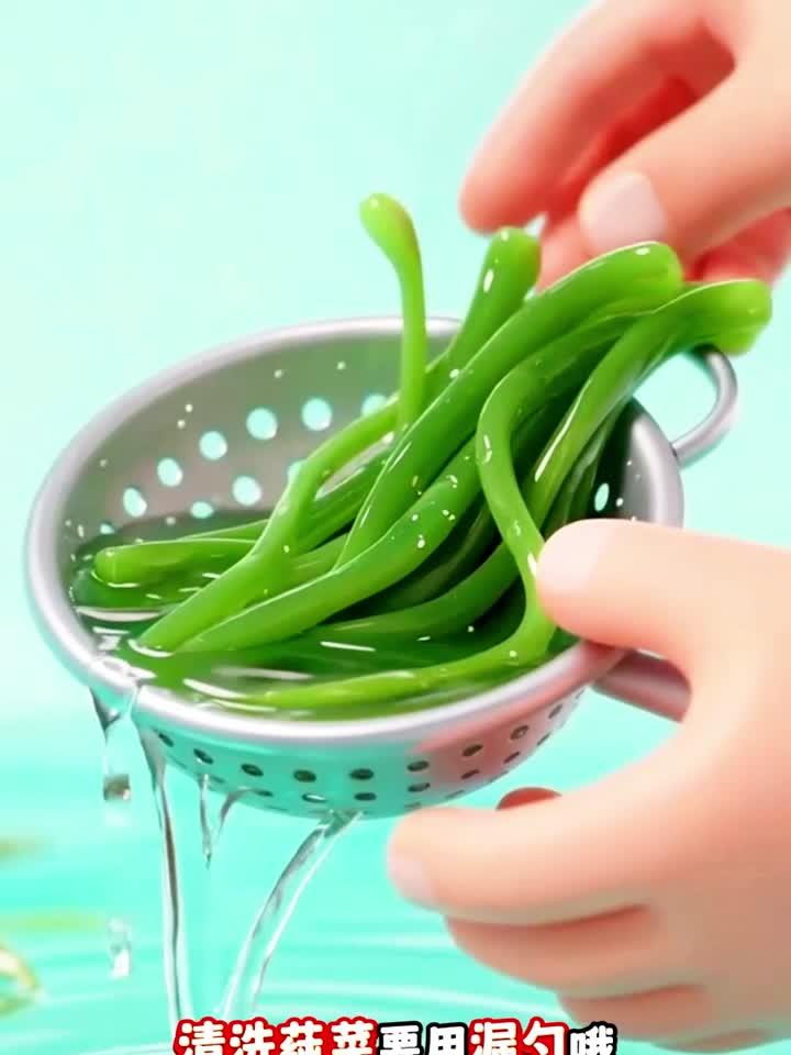 莼菜低卡富纤维,焯水凉拌解腻增强免疫力