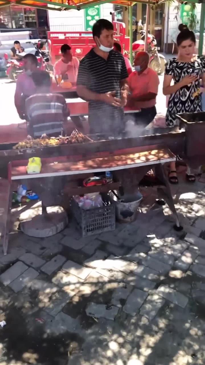 新疆羊肉串!
