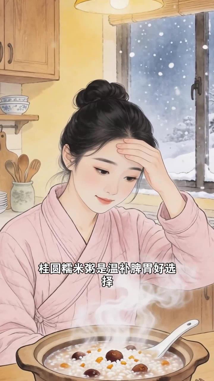 桂圆+糯米煮粥,温补脾胃,胃寒的人能常喝吗?