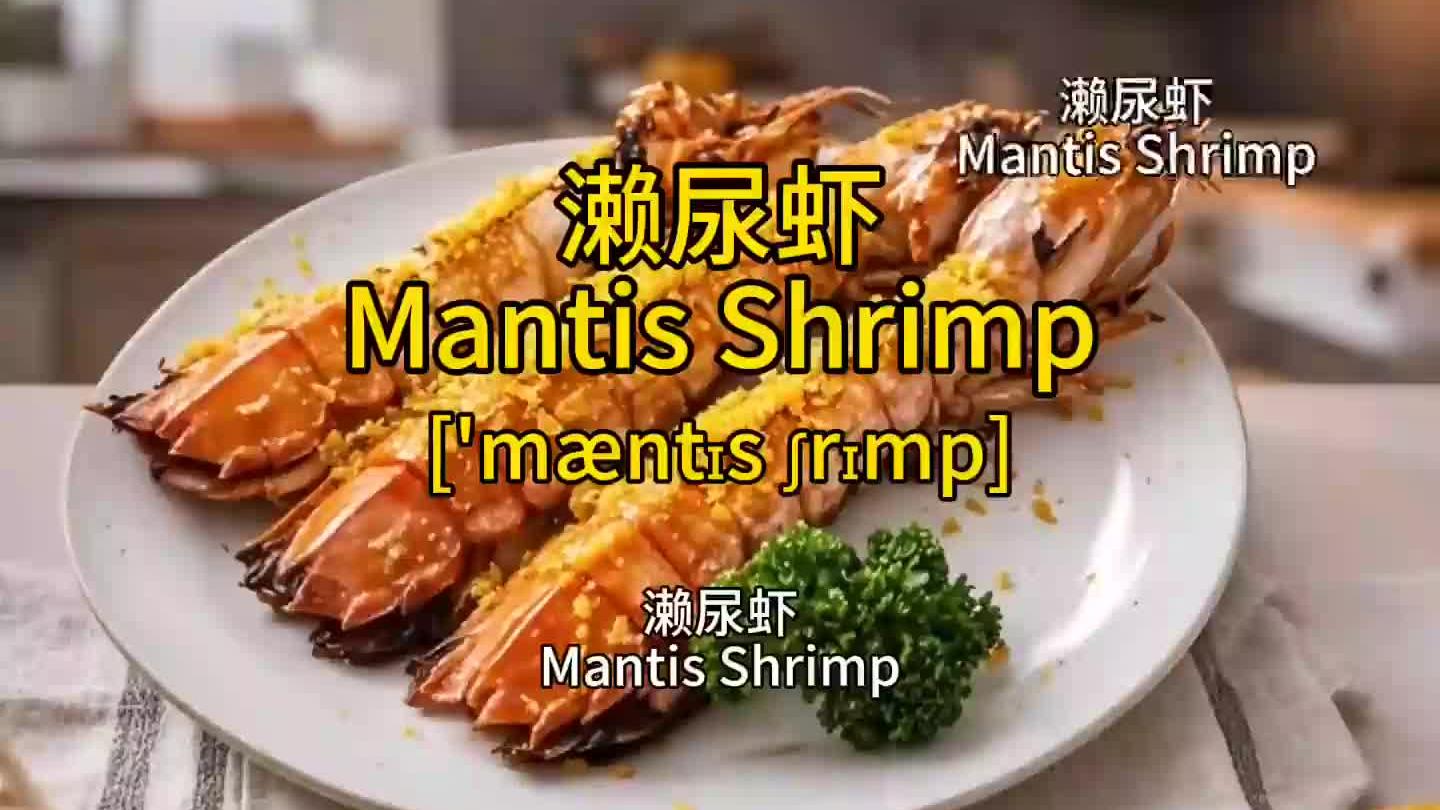 “濑尿虾”的英语怎么说?打在评论区,增强记忆!