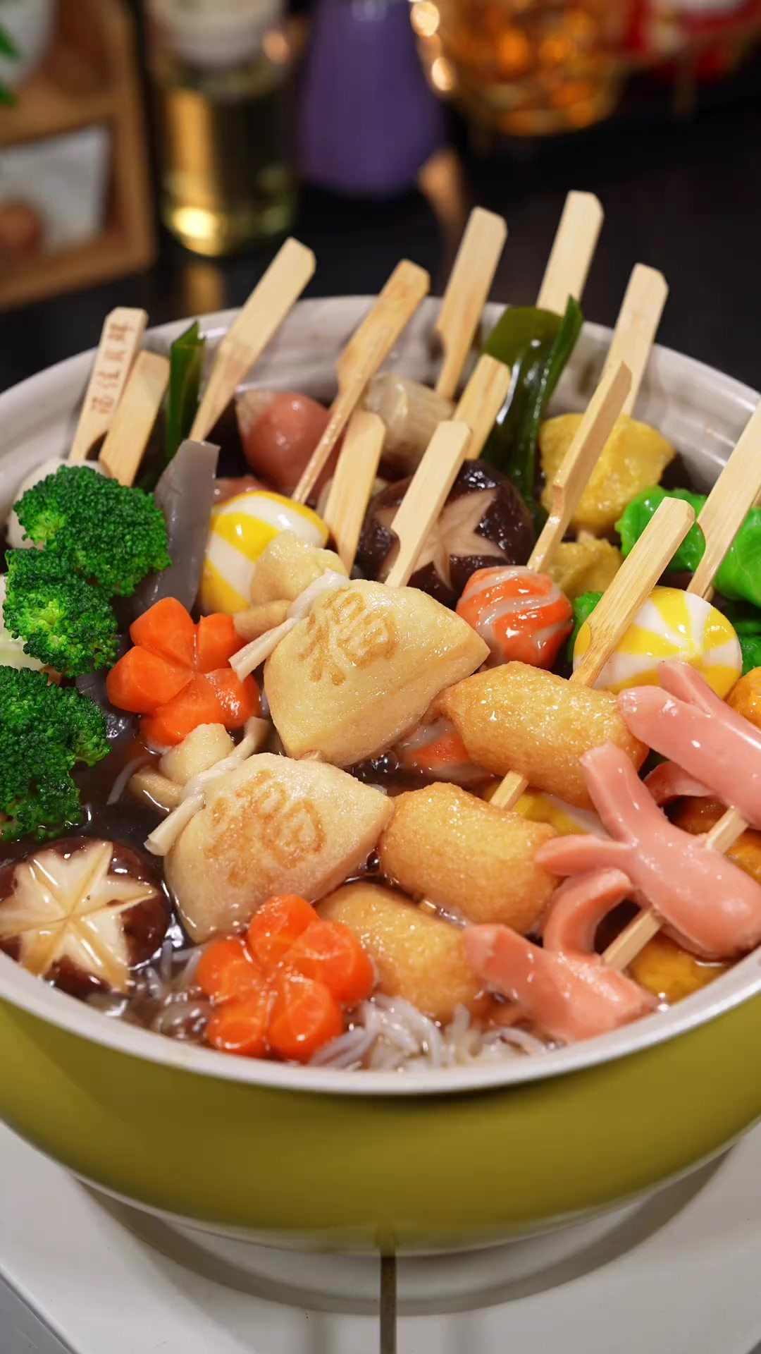 在家自制便利店同款关东煮，鲜香入味，一串接着一串，好吃到停不