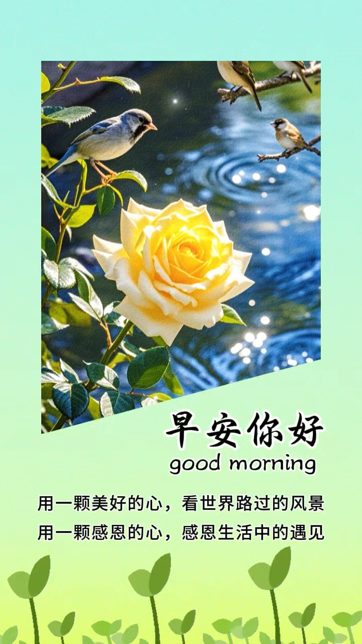 早安你好!周二愉快!