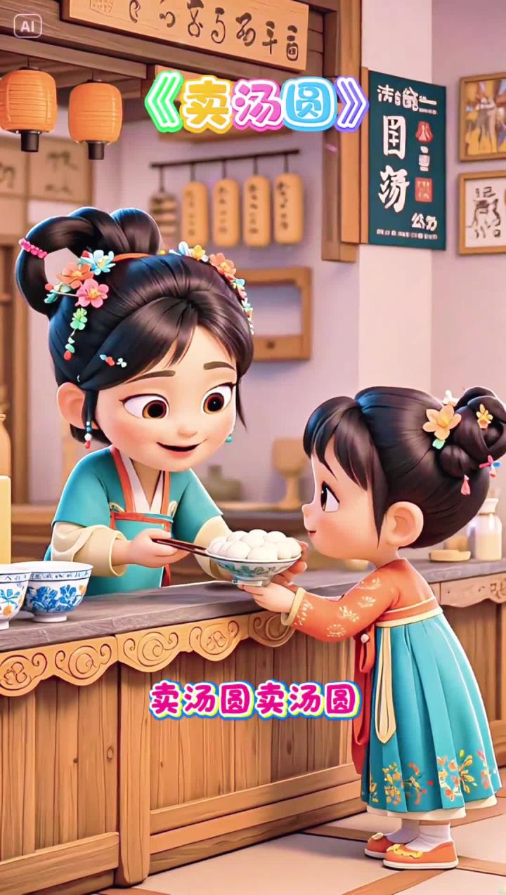 0到3岁早教儿歌《卖汤圆》