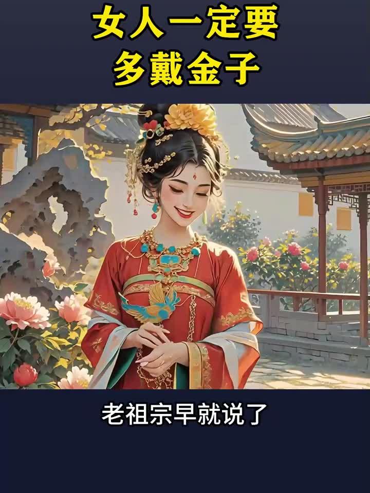 女人多戴金子的好处,你知道吗?