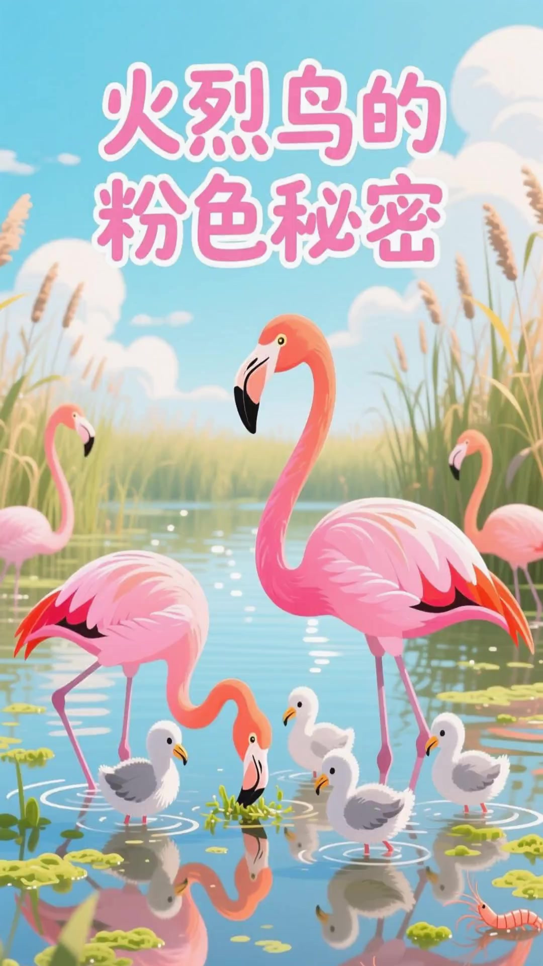 火烈鸟为什么是粉红色的？