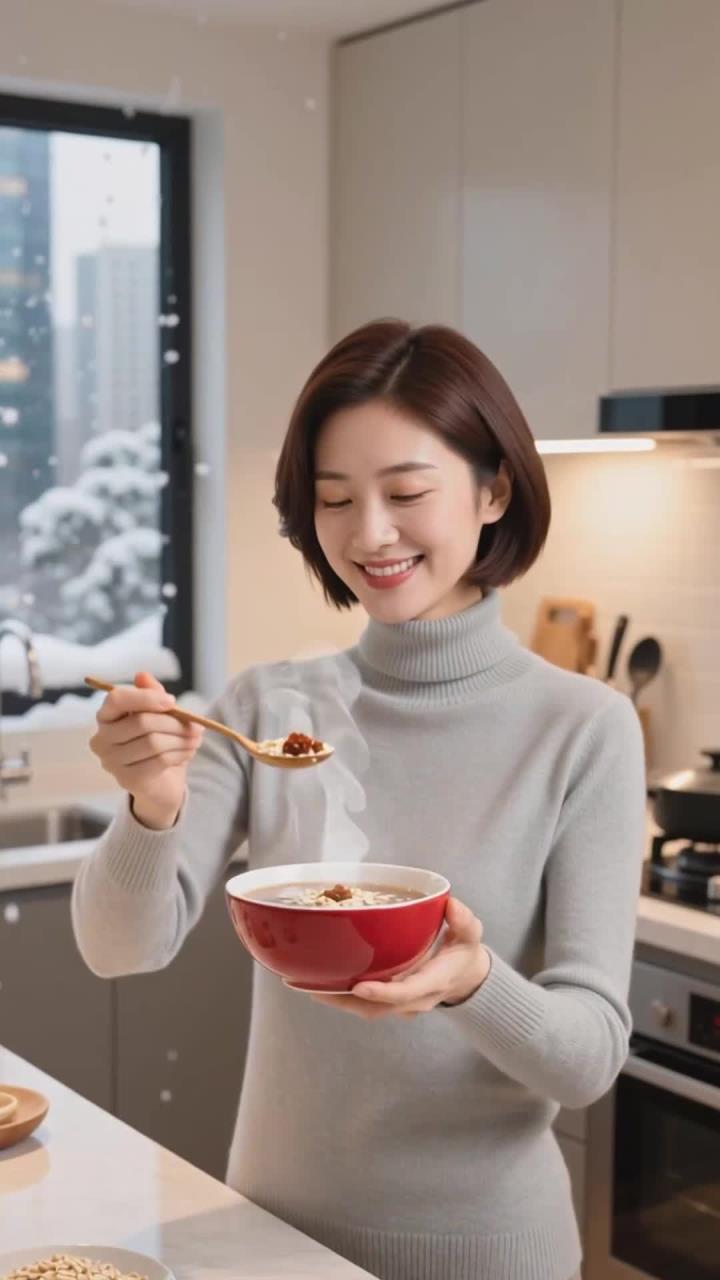 寒潮煮红糖燕麦粥,健康养生暖身又有饱腹感