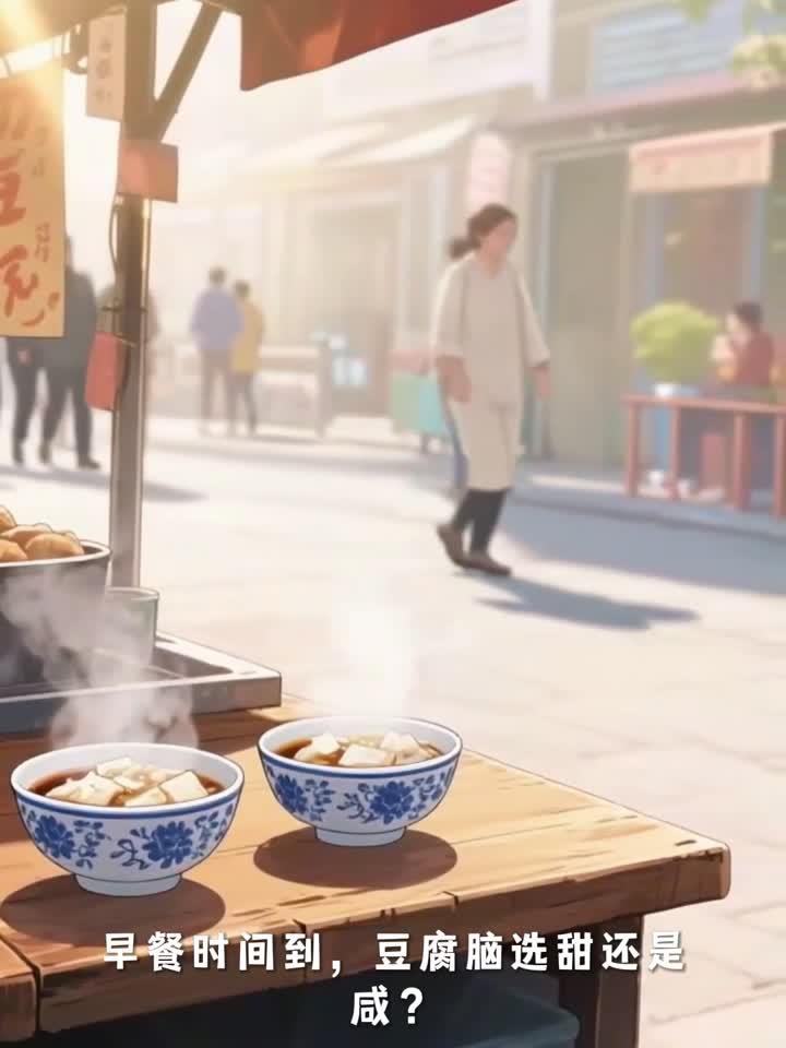 吃豆腐脑选咸的还是甜的?选咸的,少加糖更控糖
