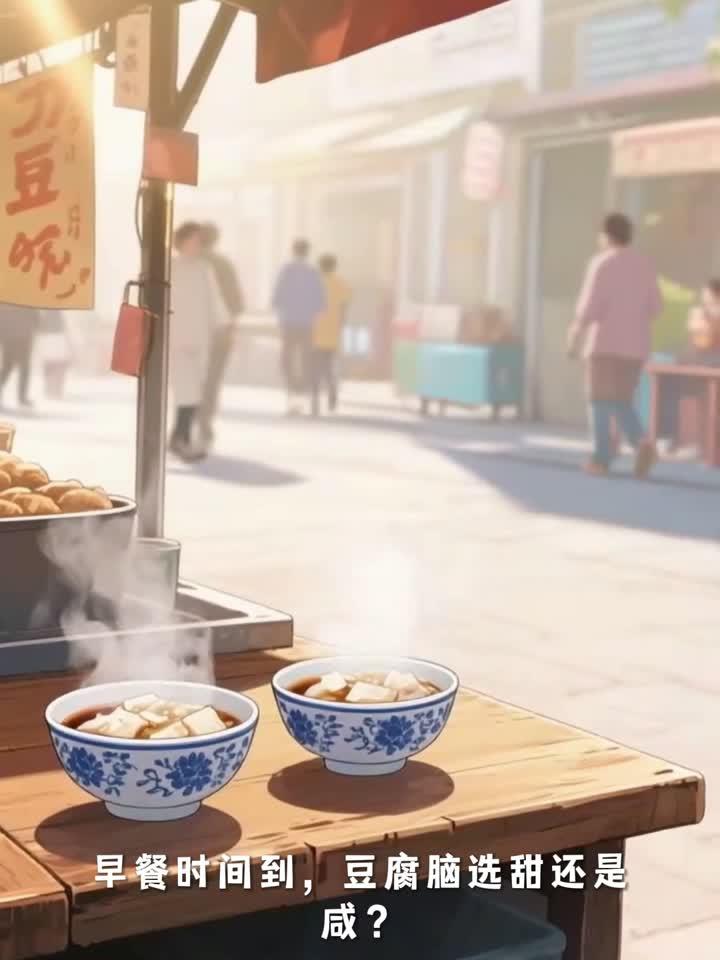 健康养生正当时:吃豆腐脑选咸的还是甜的?选咸的,少加糖更控糖