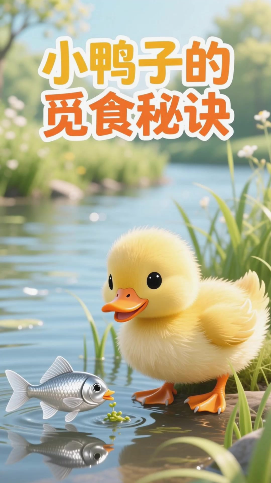 为什么小鸭子会吃水草和小鱼