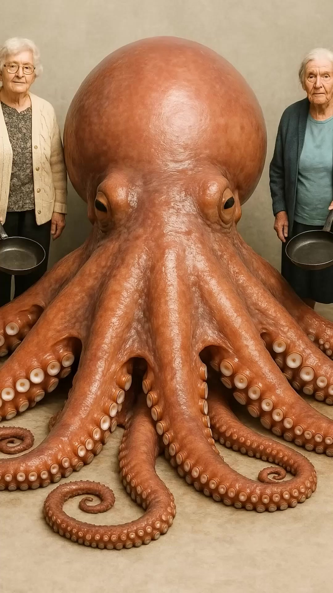 平底锅砸开章鱼头，竟孵出小鸡？奶奶这招太神奇！