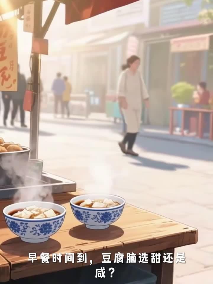 吃豆腐脑选咸的还是甜的？选咸的，少加糖更控糖
