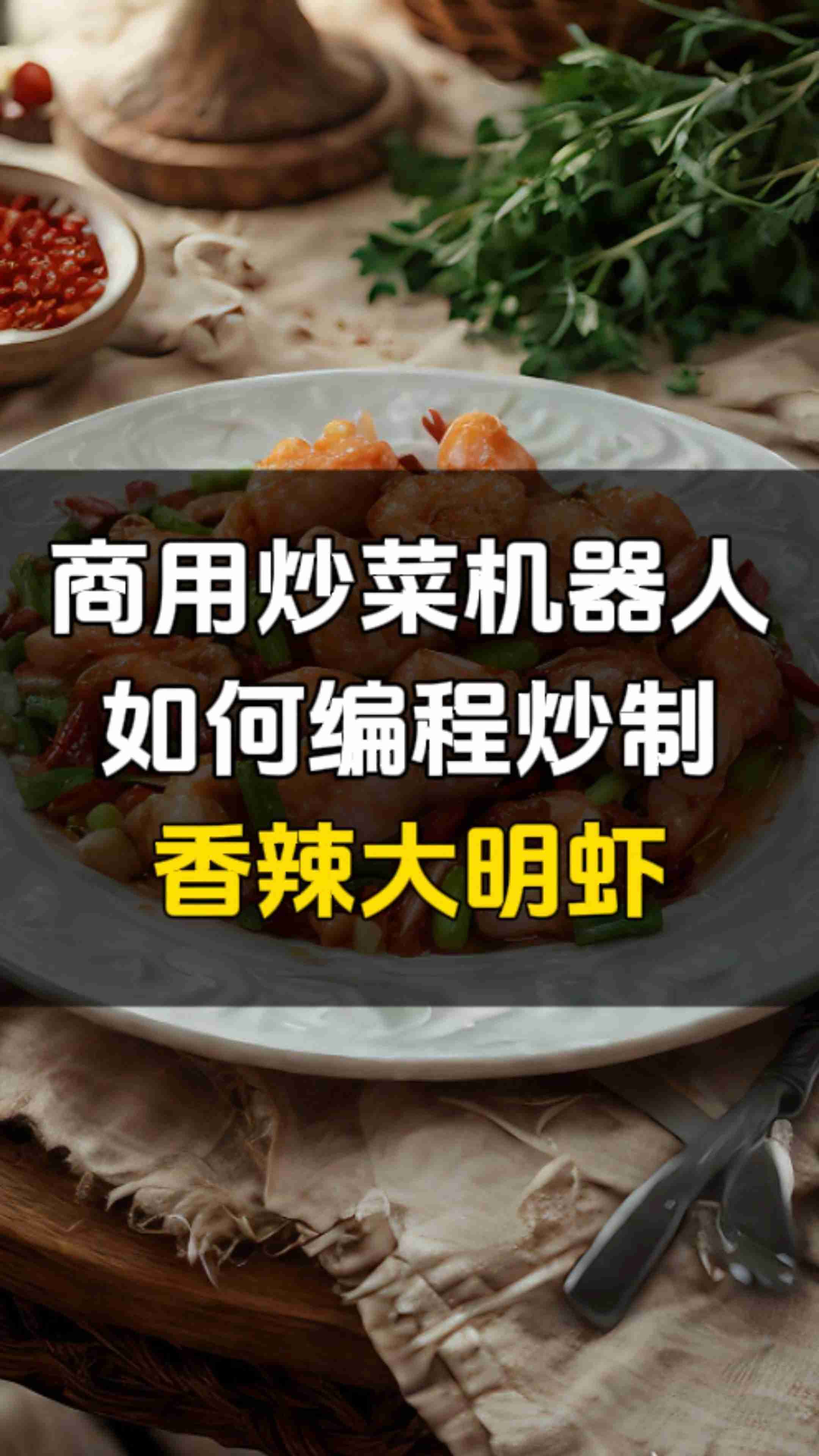 饭店都在用的炒菜机器人!