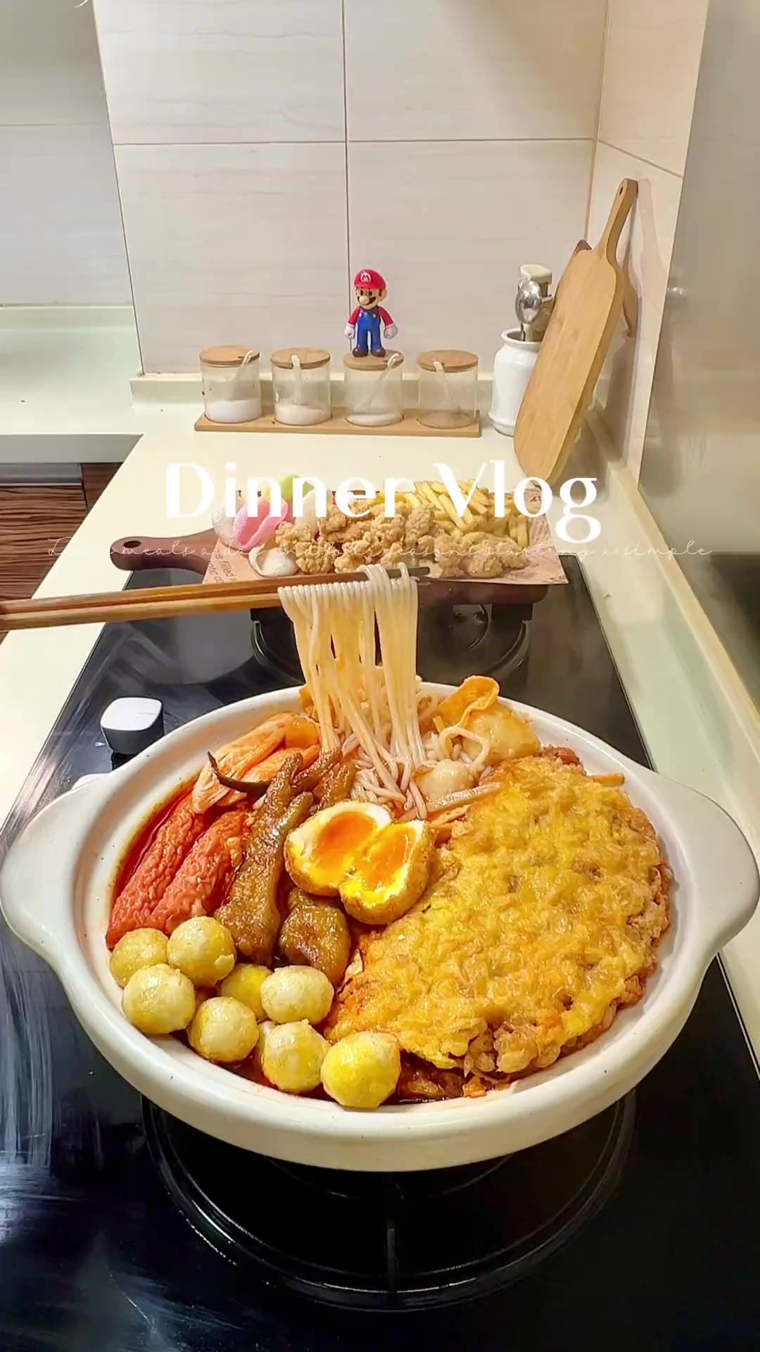 在家做饭|一个人在家嗦粉太快乐~ 今日菜单 -豪华版