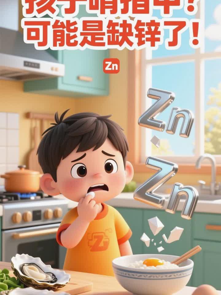 儿童缺锌吃牡蛎煎蛋，补充锌元素促发育