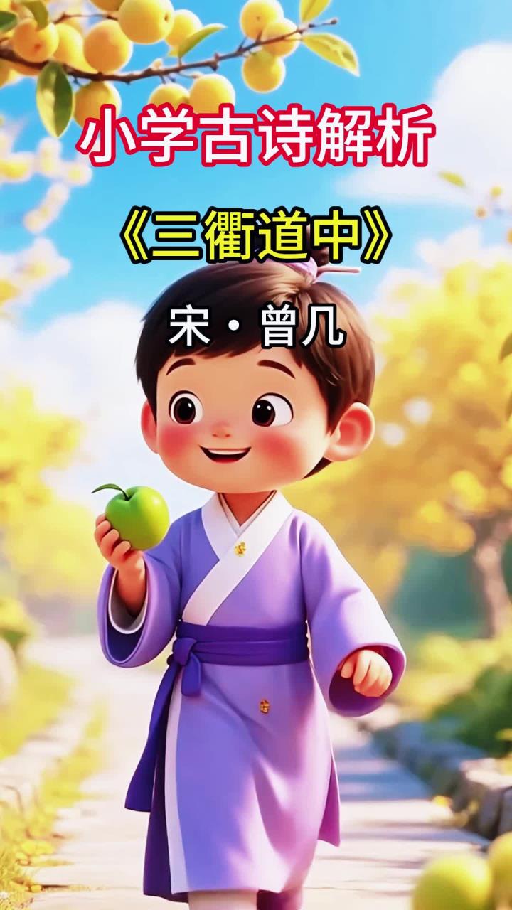 小学六年级《三衢道中》情感认,认识不同情感