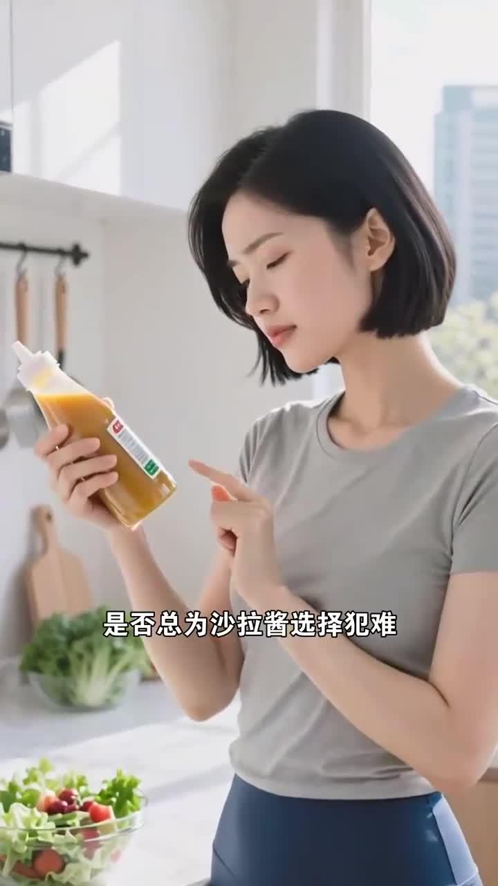 减脂期沙拉酱推荐,油醋汁 + 酸奶酱,低脂健康
