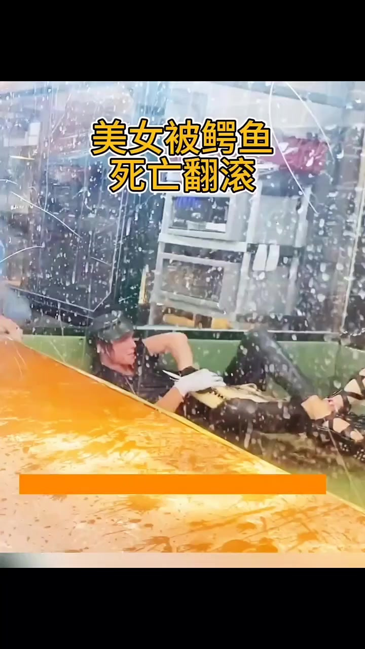 小姐姐被鳄鱼放大招，结局会怎样？