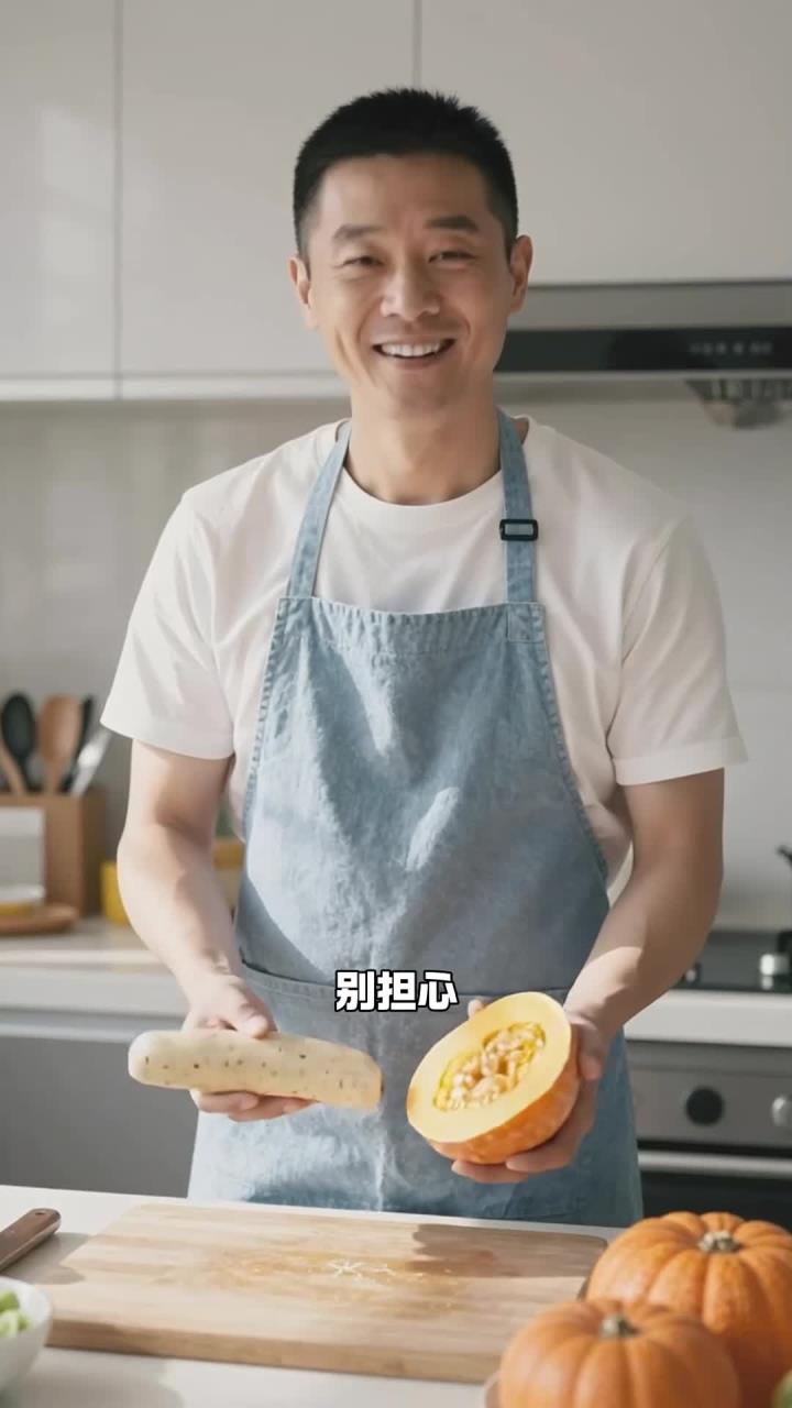 煮山药南瓜粥 + 养胃益气稳血糖 + 糖尿病人放心吃