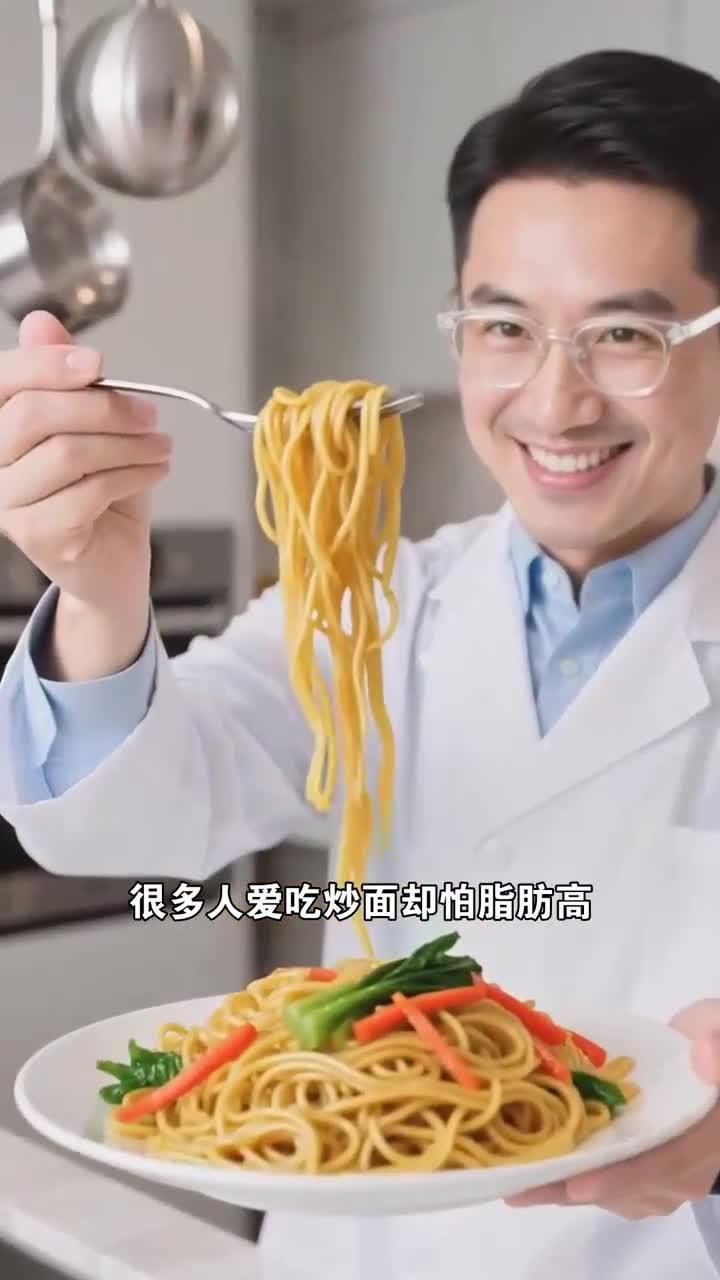 吃炒面选瘦肉!低脂助健康养生