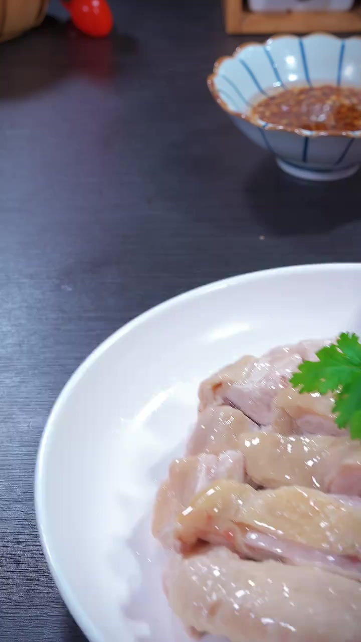 广东经典粤菜，沙姜白切鸡，非常的好吃