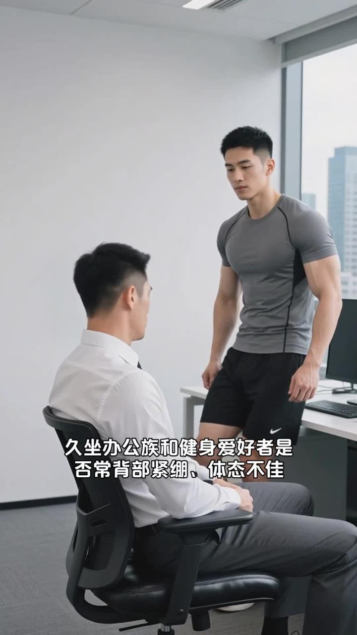 每天做背部拉伸,缓解肌肉紧张,改善体态