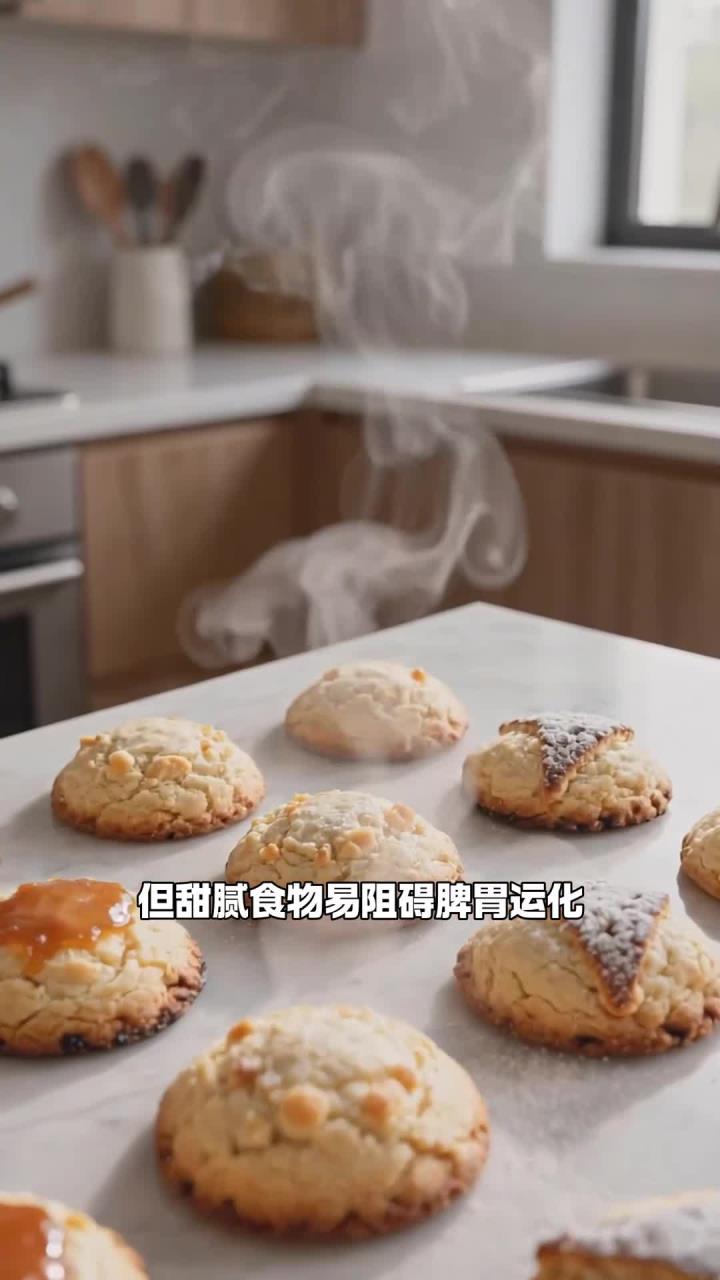 饼干糕点甜腻,为何易生湿气,你了解吗?