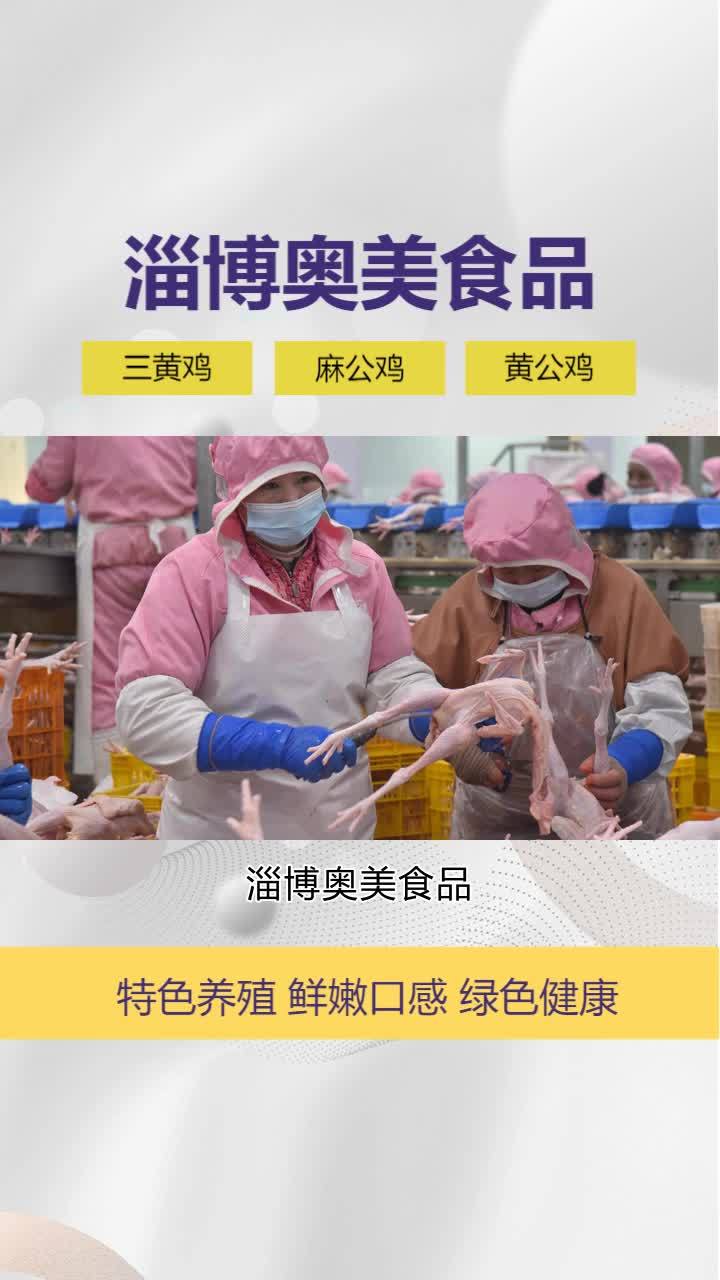 冷冻817三黄鸡供应链,在食品行业中独树一帜,淄博奥美致力于