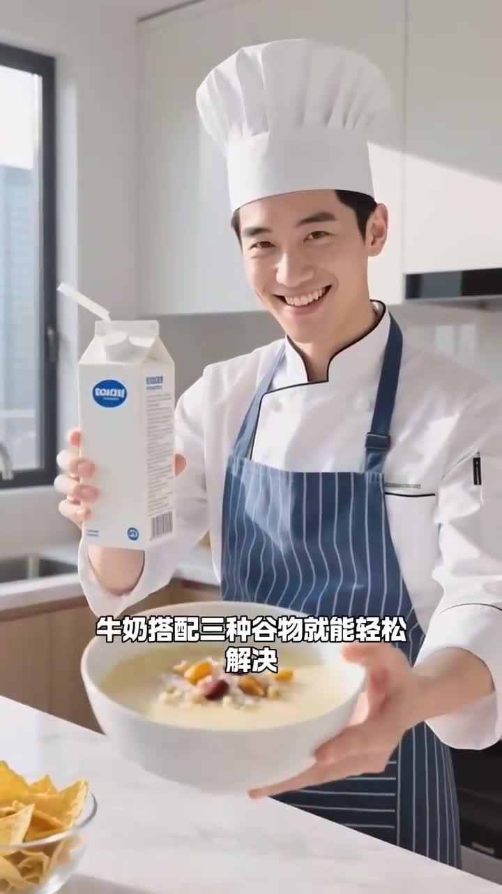 早餐牛奶搭配,健康养生 3 种谷物,营养翻倍