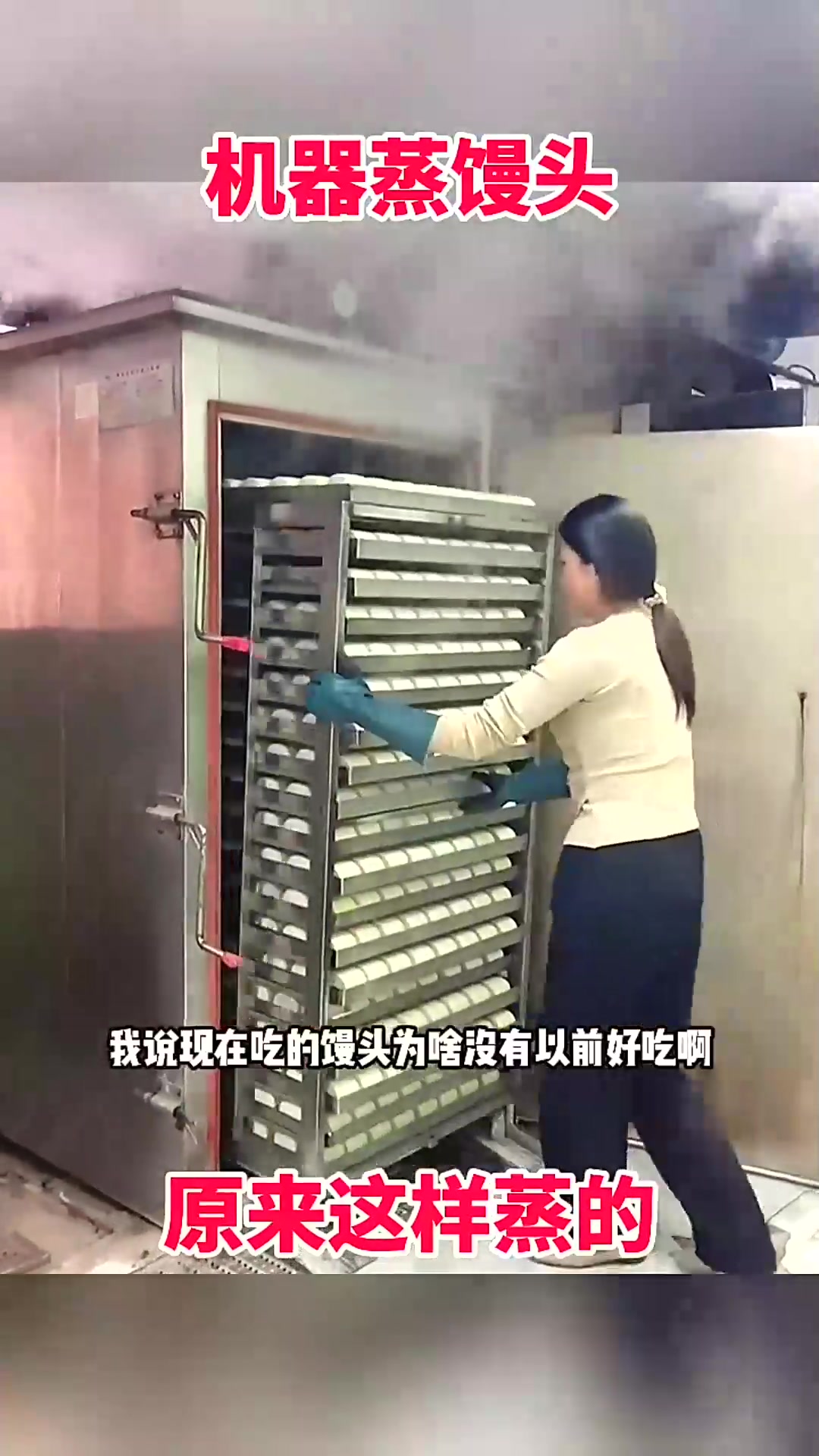  机器蒸馒头,原来这样做的!