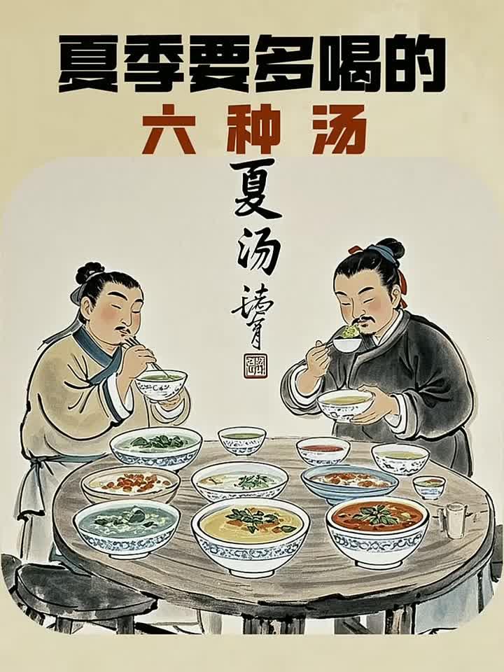 健康伴左右岁岁皆无忧,夏季要多喝的六种汤