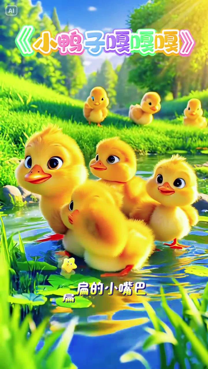 《小鸭子嘎嘎嘎》启蒙儿歌
