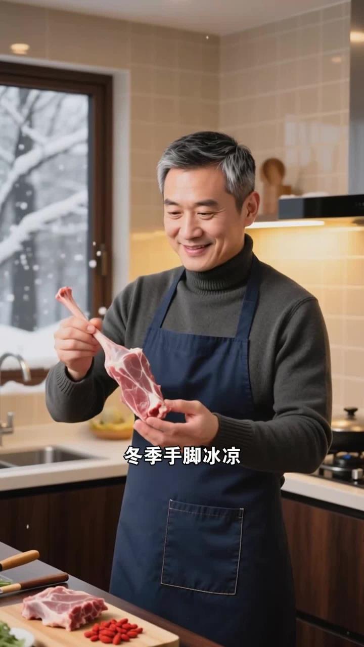 冬季炖枸杞羊肉汤，健康养生温补气血滋肝肾