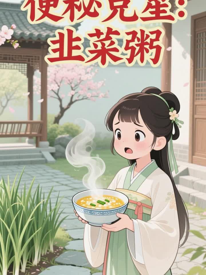 便秘吃韭菜粥，补充纤维促排便