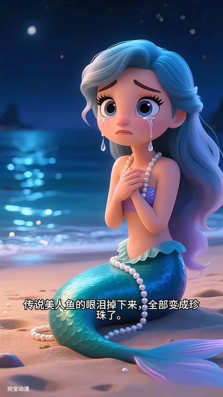 美人鱼的眼泪变成了珍珠