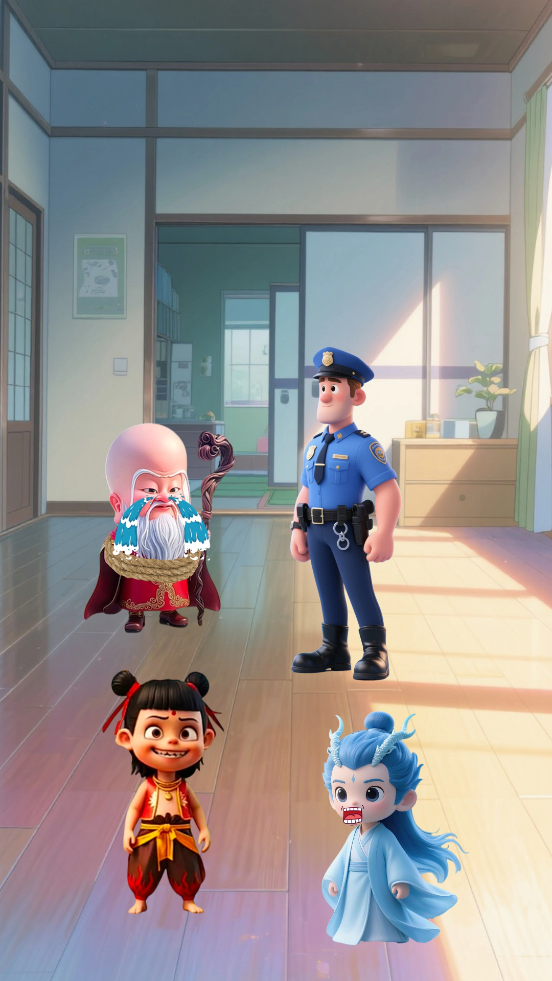聪明的小敖丙救了小哪吒