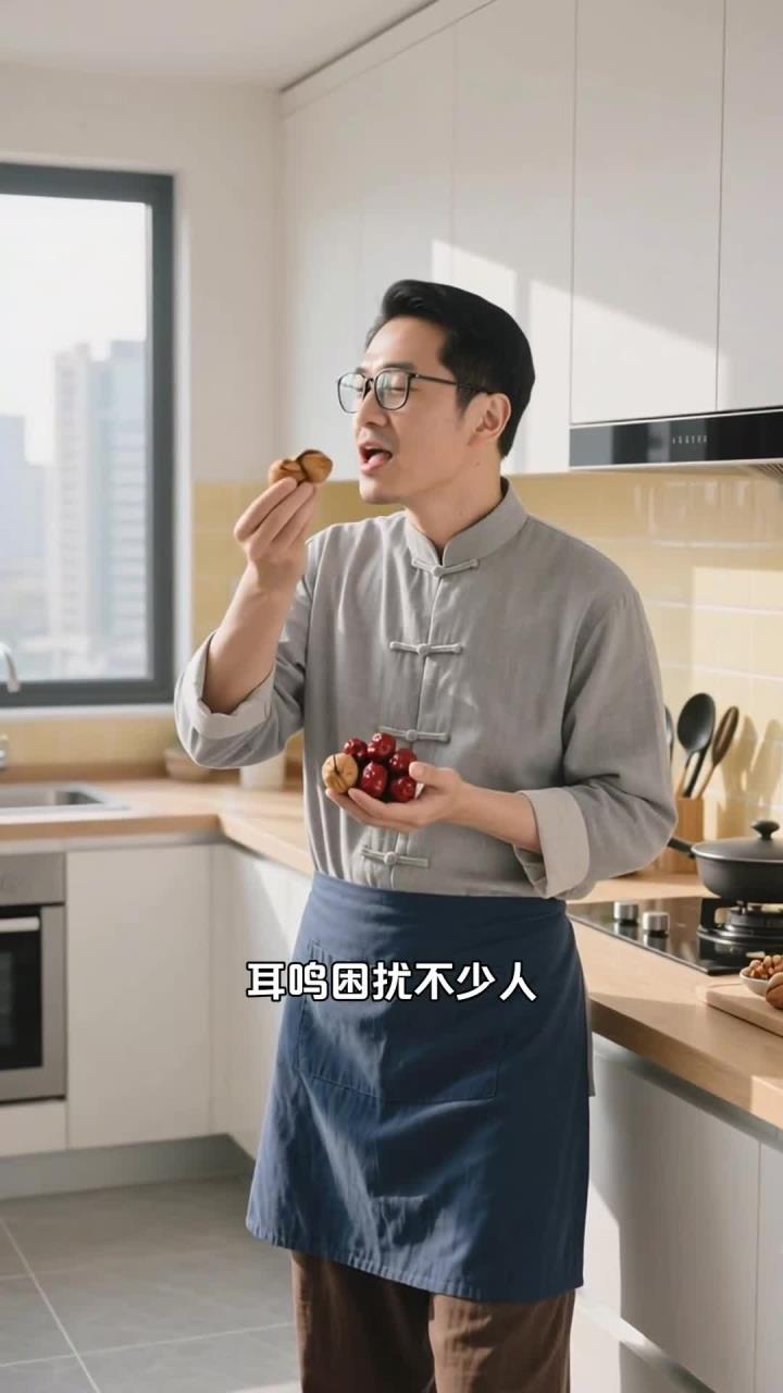 耳鸣患者 “养生粥”:核桃 + 小米 + 红枣,滋补肾精