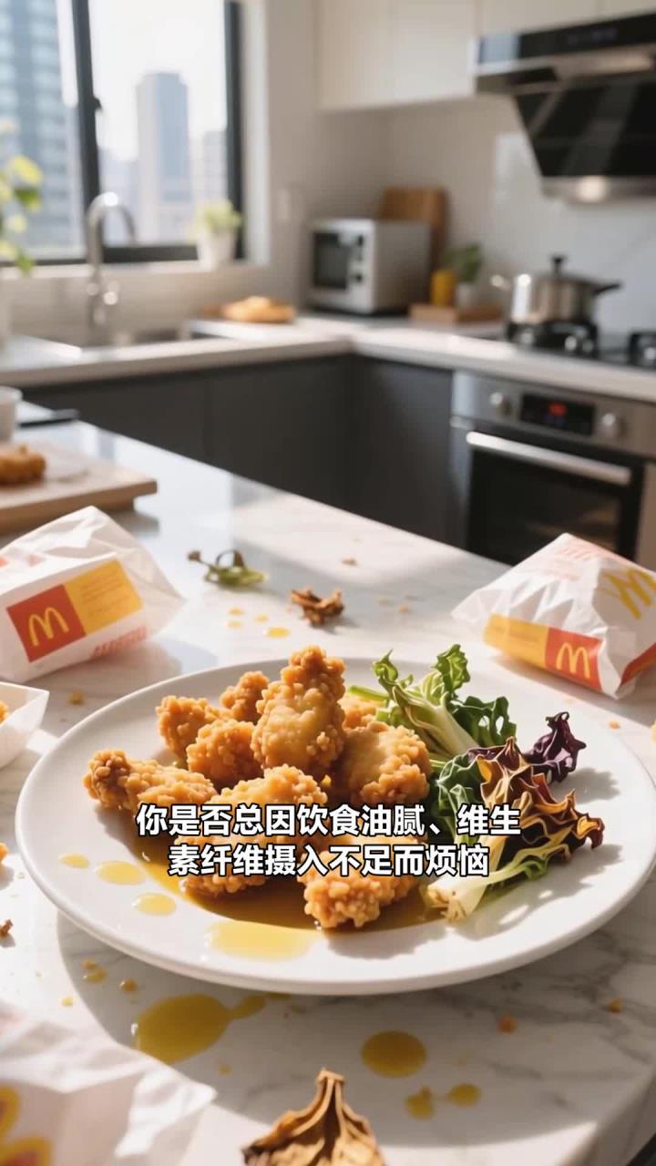 多吃凉拌番茄 + 青菜,健康养生维生素 + 纤维,清爽