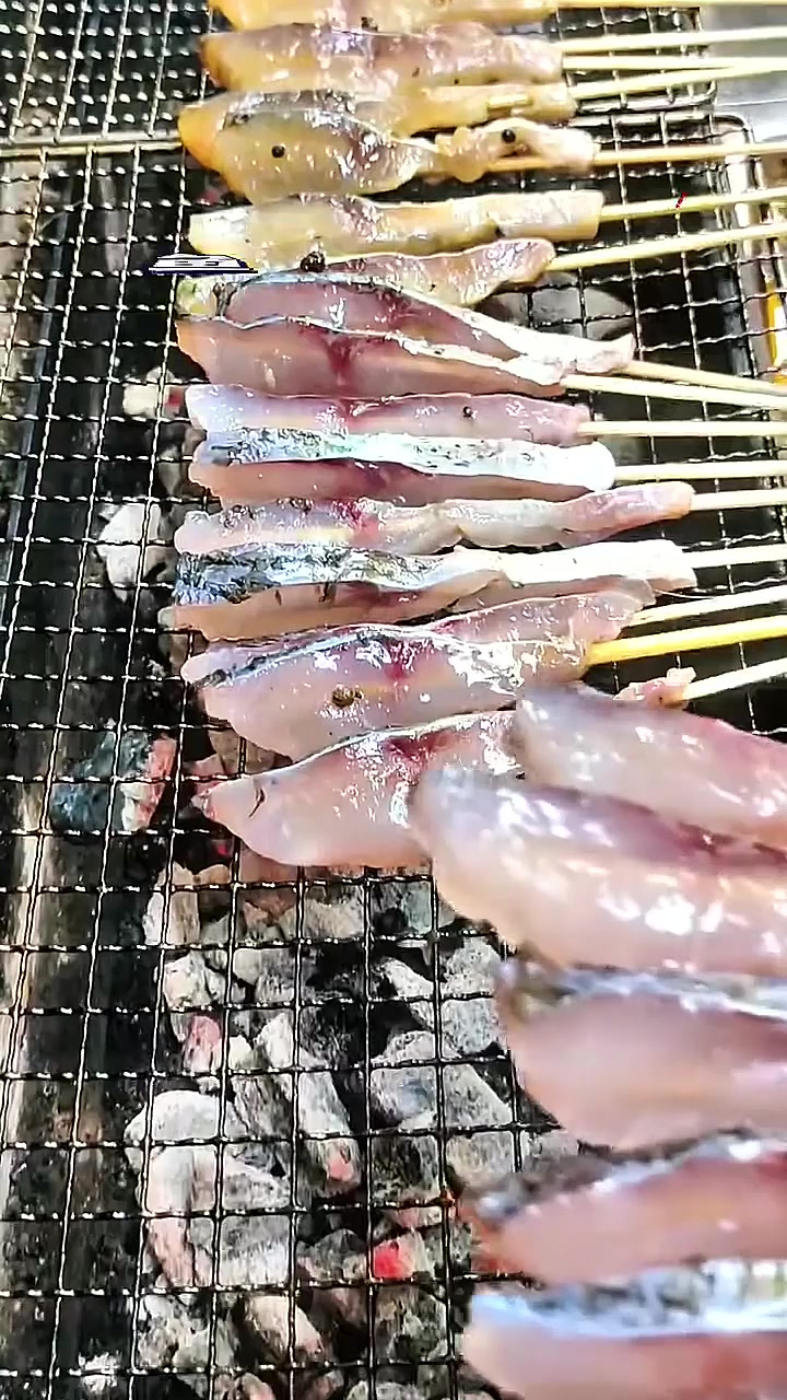 原来把鱼排做成烤串会这么好吃啊