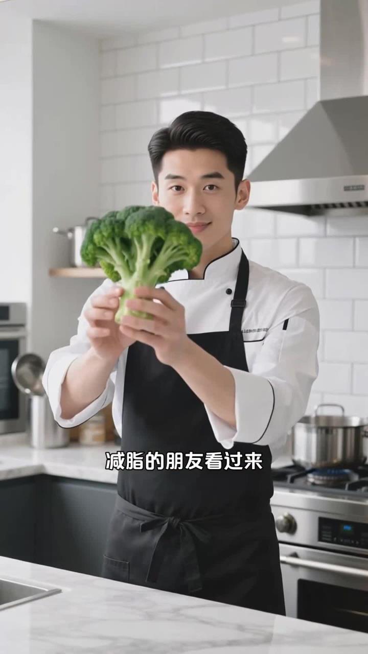 西兰花焯水凉拌，锁住营养不流失，减脂餐的好搭档