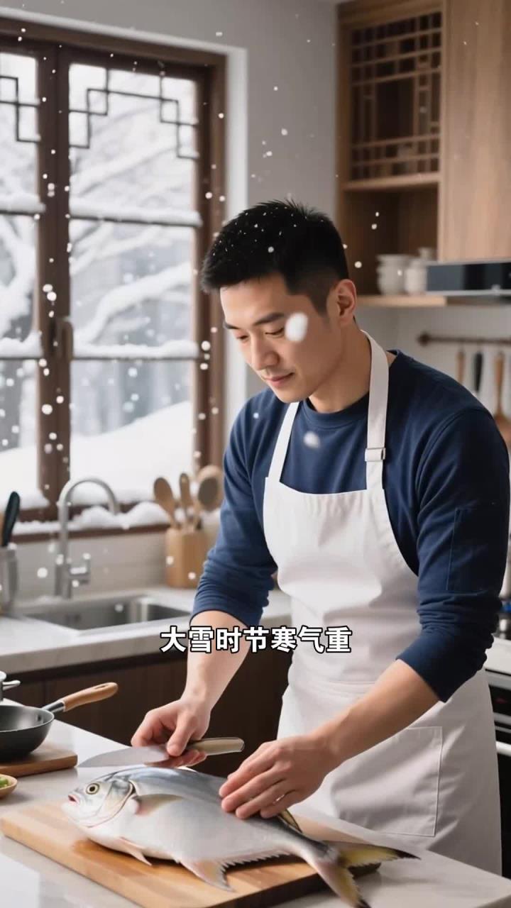 大雪吃清蒸鲳鱼，健康养生肉质紧实补充优质蛋白