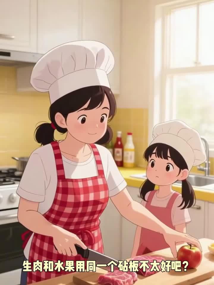 厨房 “餐具摆放”，避免交叉污染
