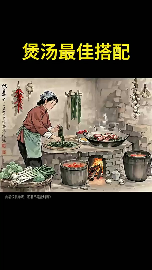 煲汤最佳搭配清单,这样搭,汤鲜营养翻倍